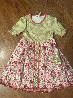 Matilda Jane Daydream Floral Maggie knit short-sleeve dress sz 10
